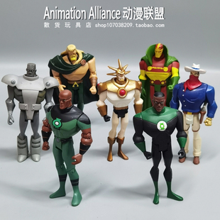 正版散货 DC正义联盟 漫画英雄绿灯侠 小丑 超人关节可动手办摆件