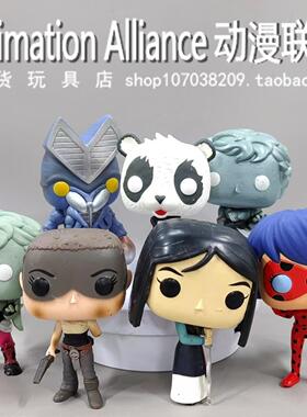 正版散Funkopop 动漫周边方头仔 奥特曼怪兽 花木兰 瓢虫少女手办