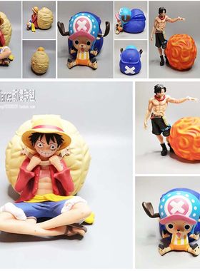 海贼王手办公仔存钱罐桌面摆件