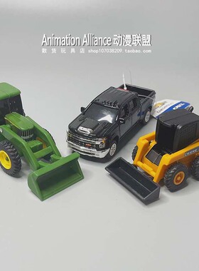 散货安徒多美工程推土车皮卡车模型天鹰仿真合金车收藏摆件模型