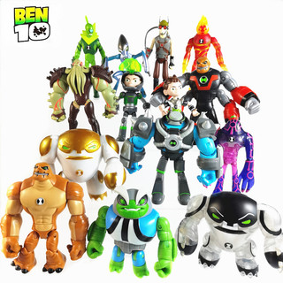 正版散货BEN10少年骇客快闪之星关节可动模型摆件塑料人偶手办