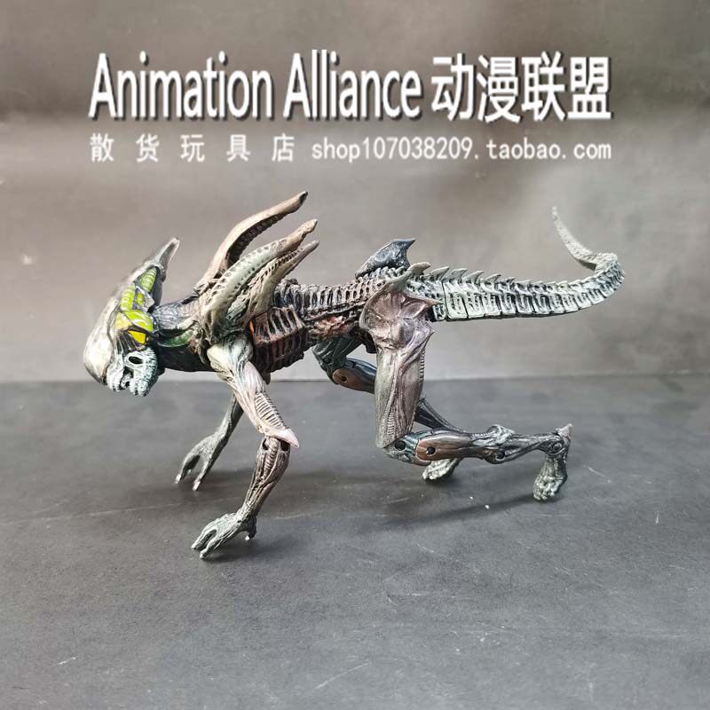 正版散货铁血战士手办异形火力小队 吐酸者模型  7寸可动人偶现货