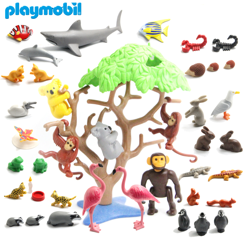 德国Playmobil百乐宝 摩比世界人偶 公仔 积木人配件动物 系列