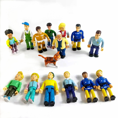 正版散货消防员儿童塑料关节人偶