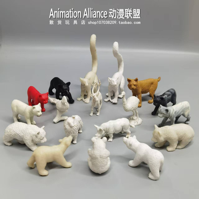 仿真实心动物白模素体