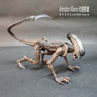 正版散货 7寸异形狗 大战铁血战士手办模型 关节可动人偶玩具摆件