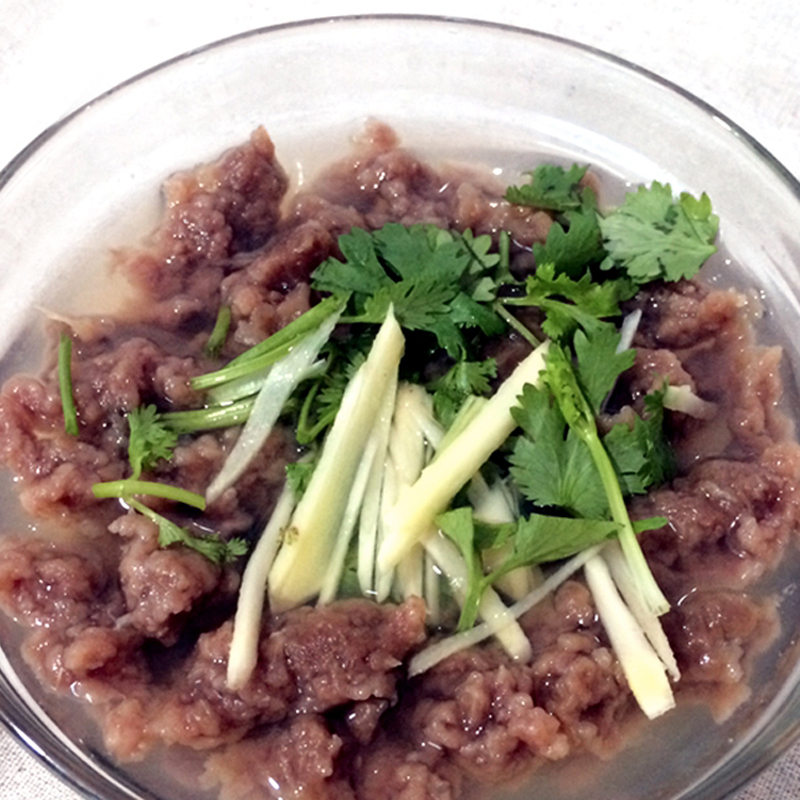 福建福鼎牛肉丸 新鲜牛肉羹500g 福鼎特产小吃 真空袋包装牛滑