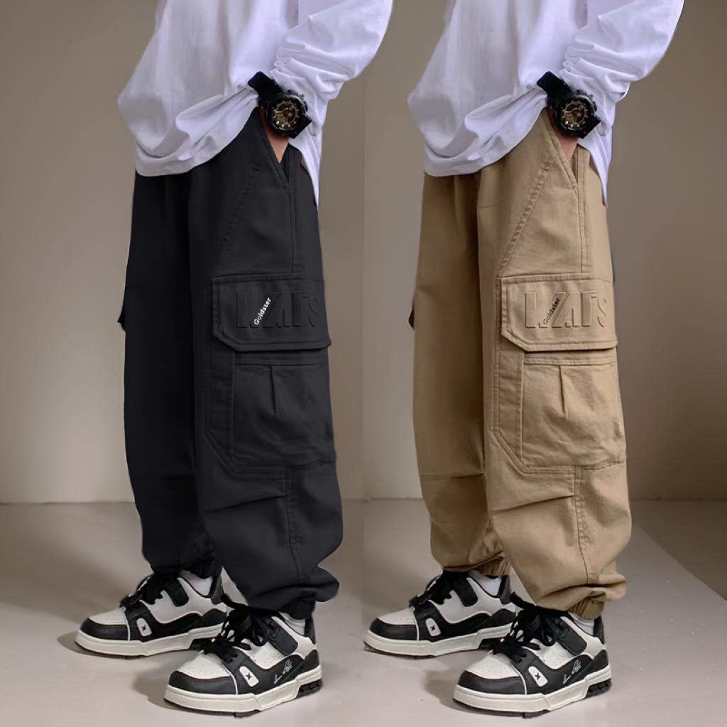 痞帅气男童工装裤春季新款2026儿童休闲裤春秋款大童男孩春装裤子