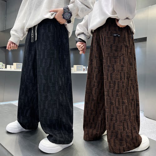 男童帅气休闲裤春秋季直筒裤子潮