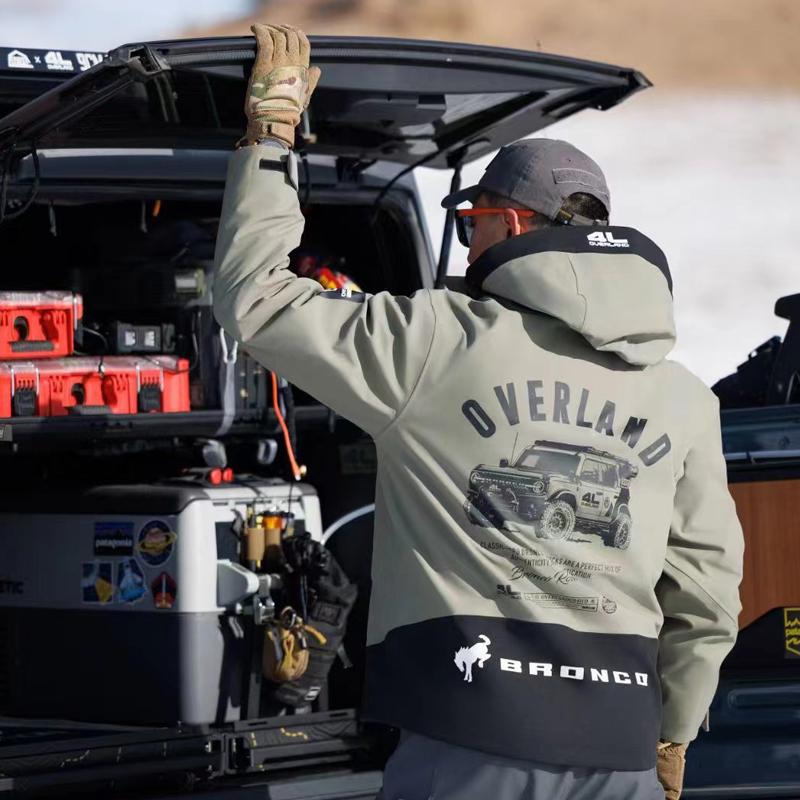 越野江湖冲锋衣加绒软壳棉衣