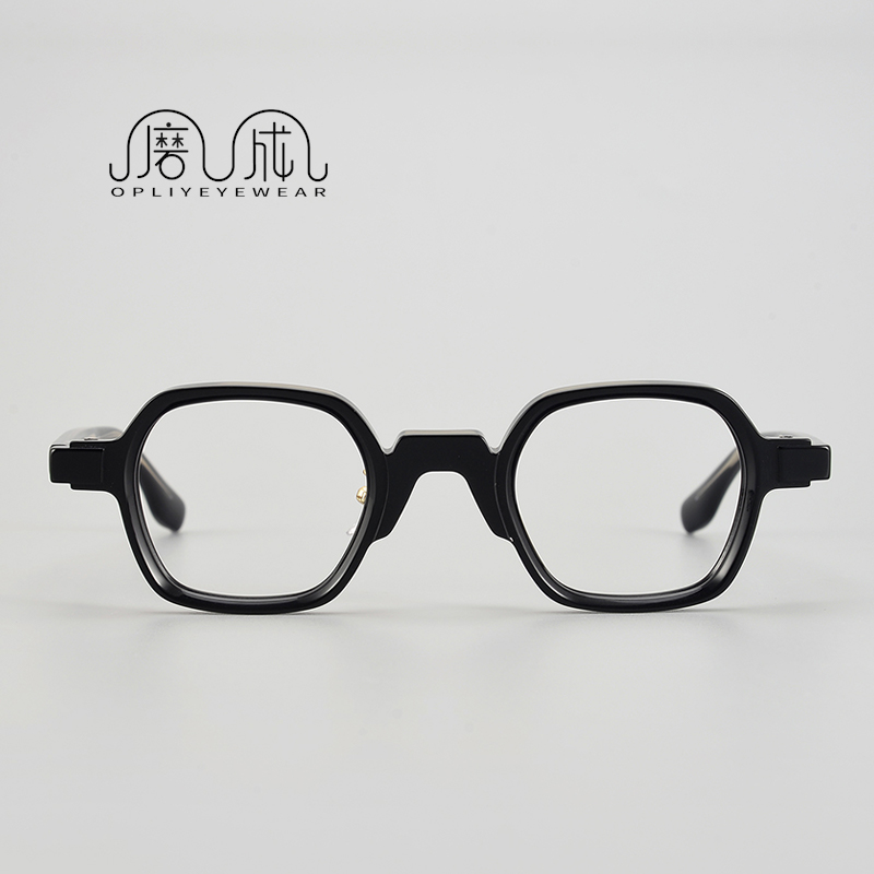 手工板材大脸方框复古近视眼镜架