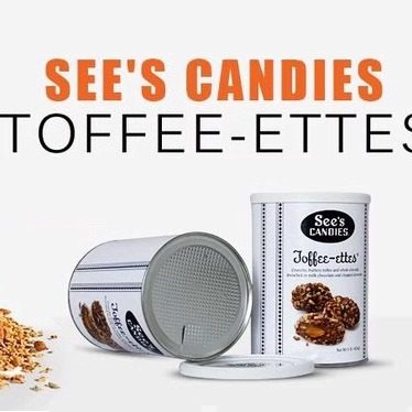 美国脱脂巧克力454g太妃糖杏仁糖