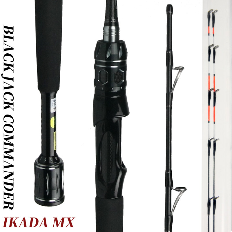 DAIWA达亿瓦 黑杰克 IKADA MX 软尾筏竿双竿稍碳素阀杆海钓筏钓竿