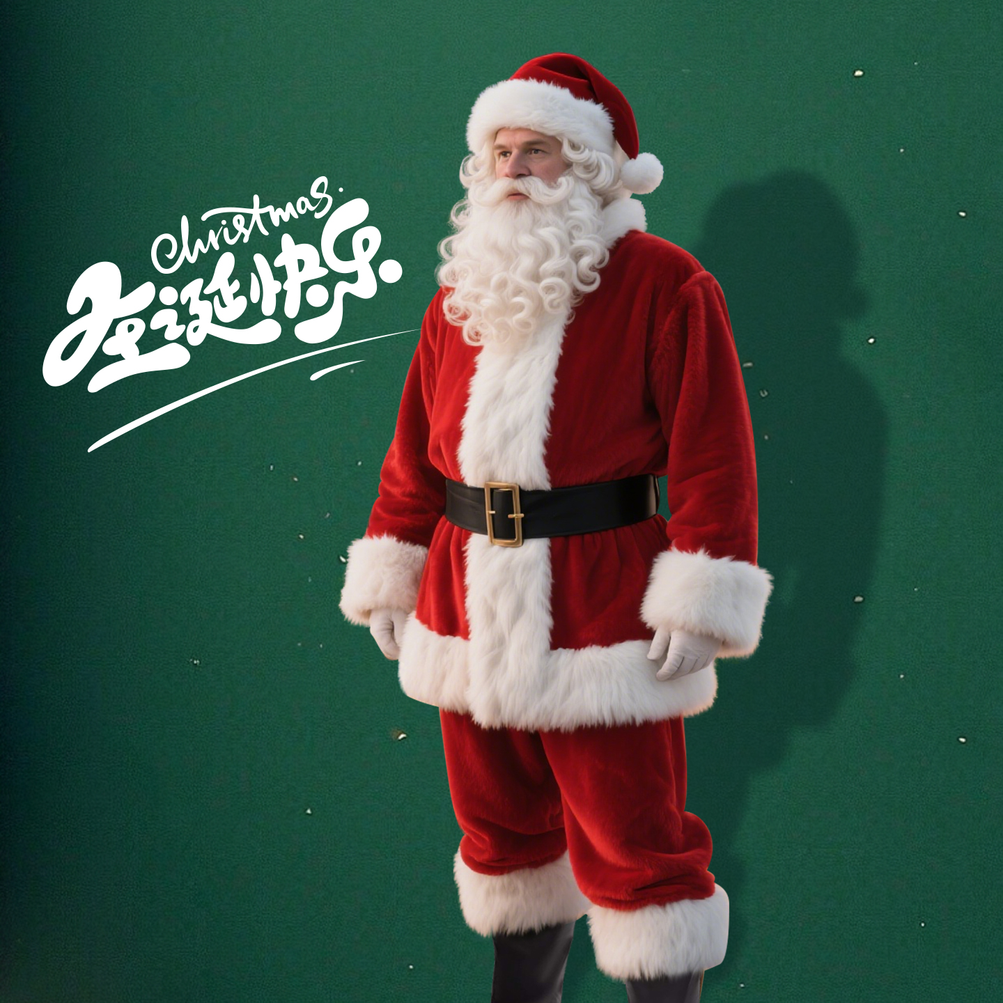 圣诞老人服装成人衣服cos服老爷爷服饰装扮套装老公公男大码高端