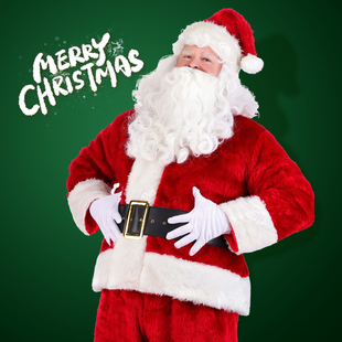 圣诞老人服装成人衣服cos服老爷爷服饰装扮套装老公公男大码高端