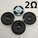 5瓦 2欧 2.5寸 内磁纸盆布边扬声器 5W扩音器喇叭 77mm 66mm 3寸