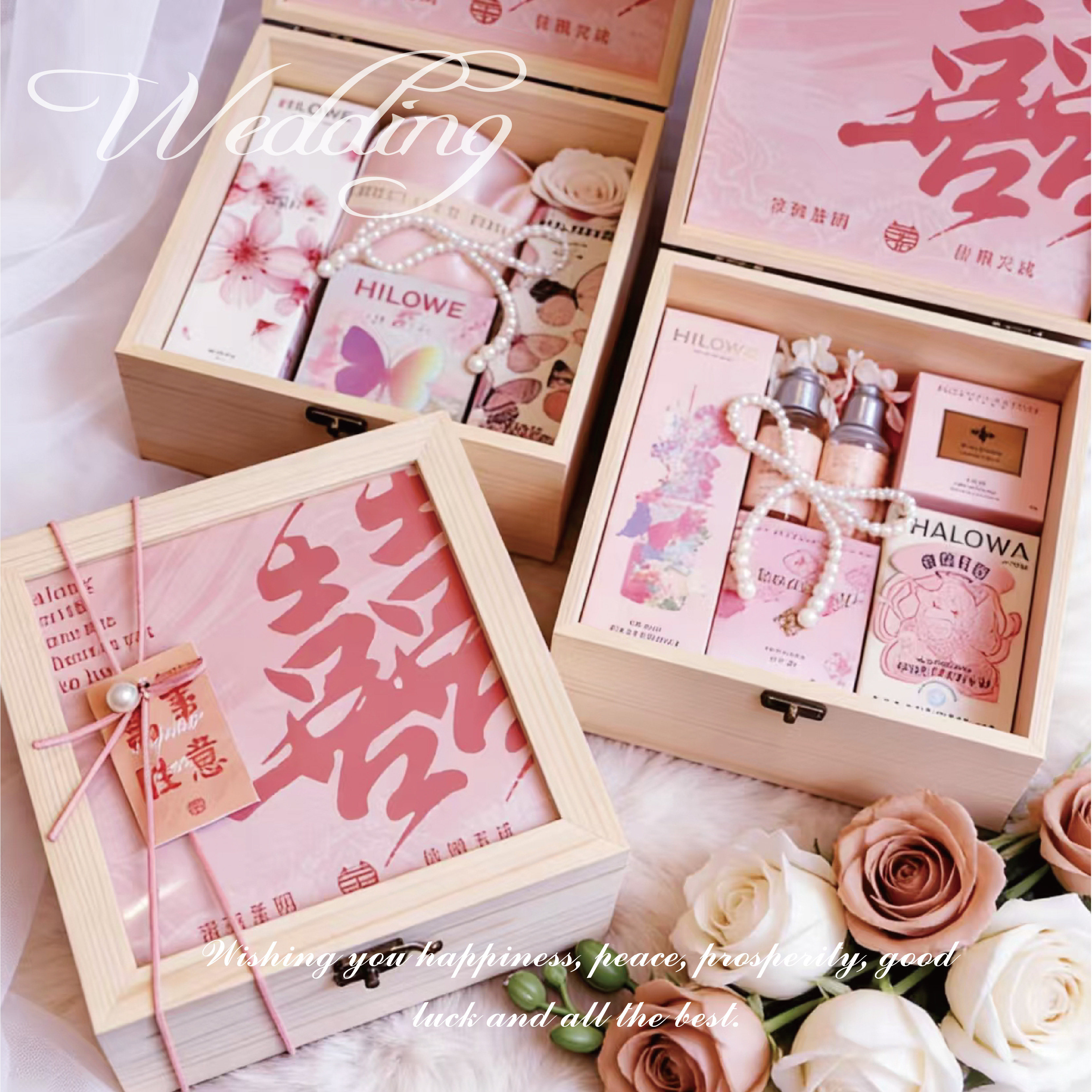 伴手礼女伴娘礼盒天窗木盒礼送伴娘婚礼回礼高级轻奢中式礼物,节庆用品/礼品,伴手礼,淘宝优惠券,粉丝福利购,淘宝优惠卷