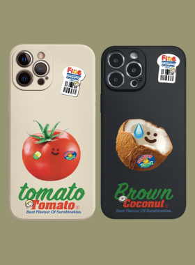 水果标签iPhone12/13/14Promax苹果15plus手机壳vivox60s17适用OPPOReno7华为p60小米civi3红米荣耀三星一加