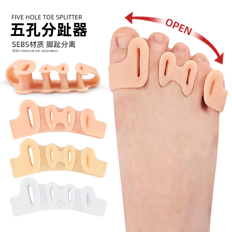 五孔分趾器拇指外翻矫正器可穿鞋