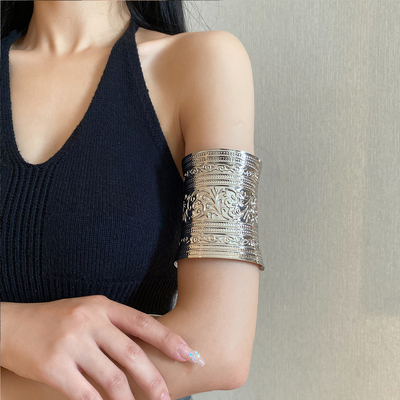 欧美蛇形金色波西米亚风手镯
