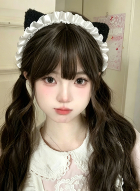 韩系可爱小众少女心白色蕾丝超仙