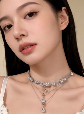 轻奢小众高级感锁骨链