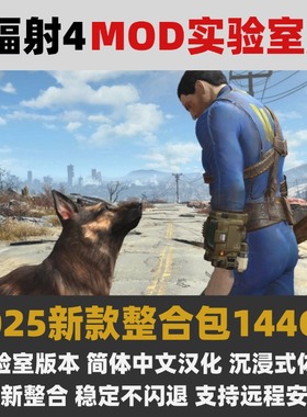 2025年辐射4实验室mod整合包 144g整合支持远程安装Fallout 4