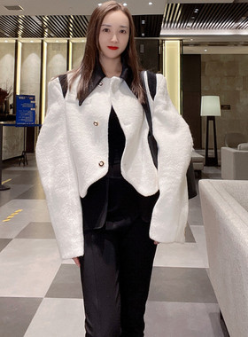 春款女装2023年新款外套短款毛呢小香风气质时尚高级感时髦上衣潮