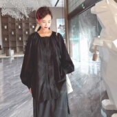 长袖 衬衫 女高级感轻奢减龄洋气方领宽松洋气秋季 巨好看设计感上衣