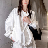 小众设计感外套女春秋套头2023新款 短款 卫衣女款 显瘦上衣洋气遮肉