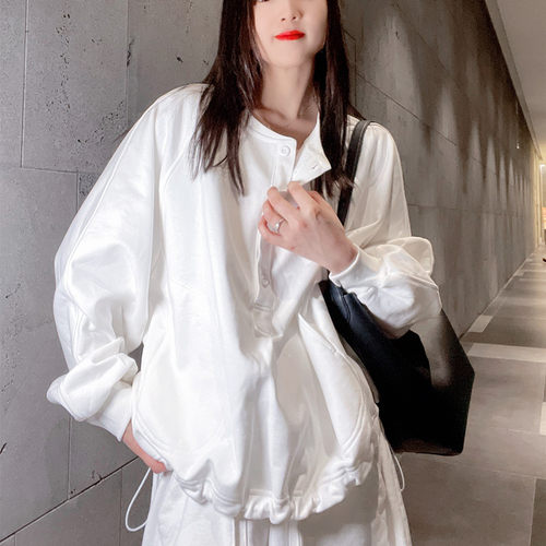 常规宽松纯棉洋气套头卫衣