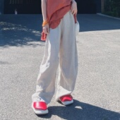 子女款 2025新款 爆款 夏天松弛感裤 宽松慵懒风休闲垂感显瘦亚麻长裤
