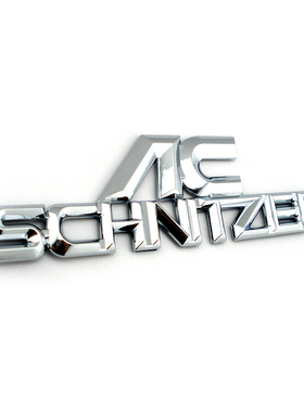 宝320马525系改装AC SCHNITZER车尾字标宝马运动版AC车标车尾标贴