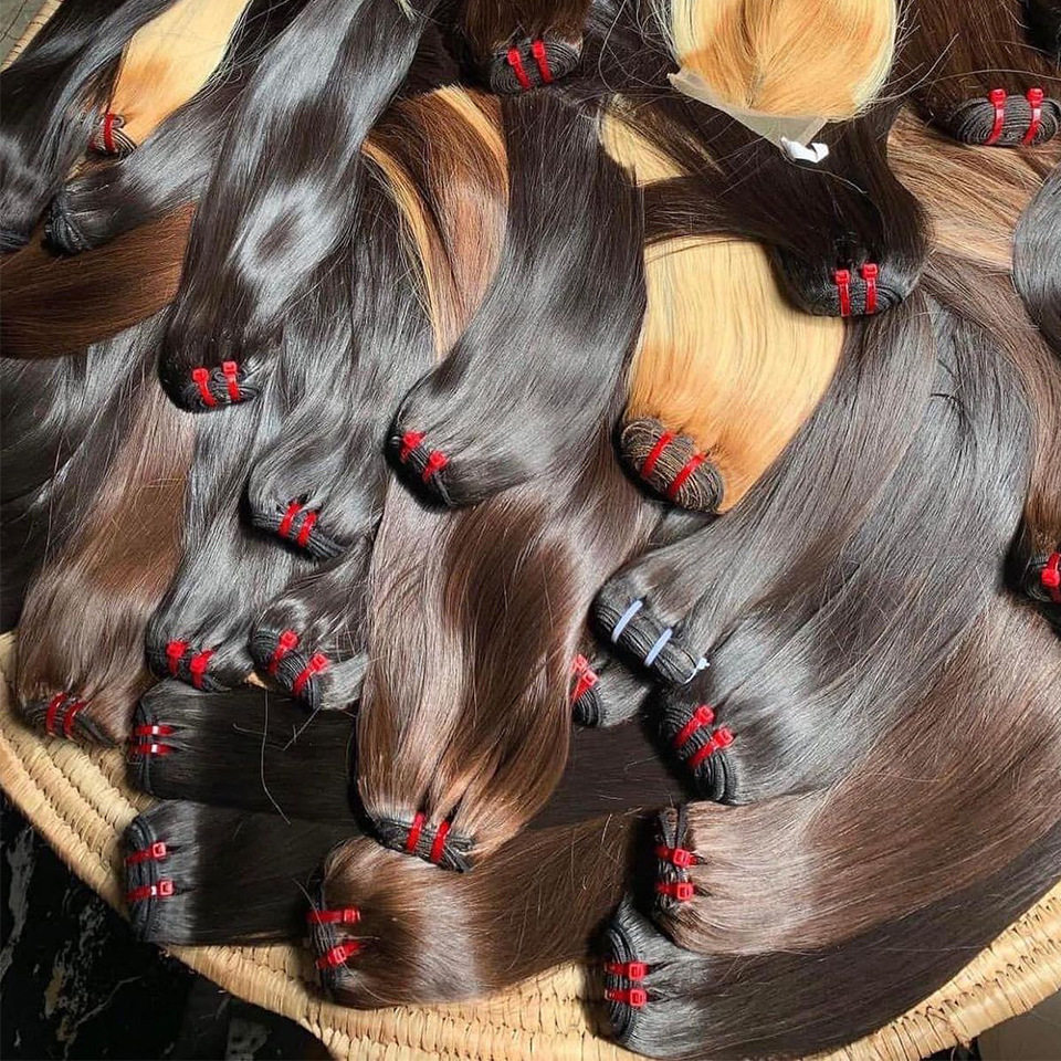 越南假发骨直发DD bonestraight发帘human hair vietnam真人发