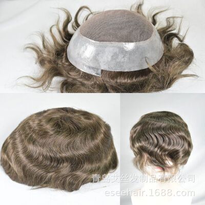 现货跨境亚马逊男士假发AUS澳大利亚10X8 7# hair toupee men