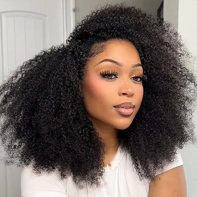 kinkycurlyhalfwig半头套