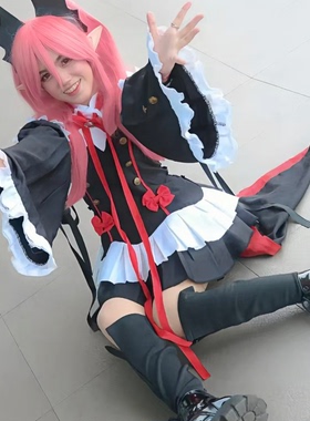 克鲁鲁cosplay服终结的炽天使吸血鬼cos衣服女万圣节吸血鬼动漫服