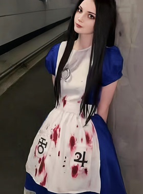 爱丽丝Alice女仆装爱丽丝疯狂回归cos服二次元舞台表演服装