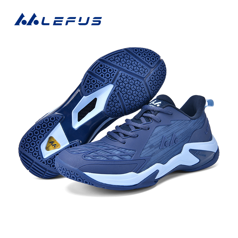 正品雷弗斯/LEFUS专业羽毛球鞋 男女防滑透气带碳板情侣款运动鞋