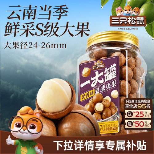 三只松鼠夏威夷果500g