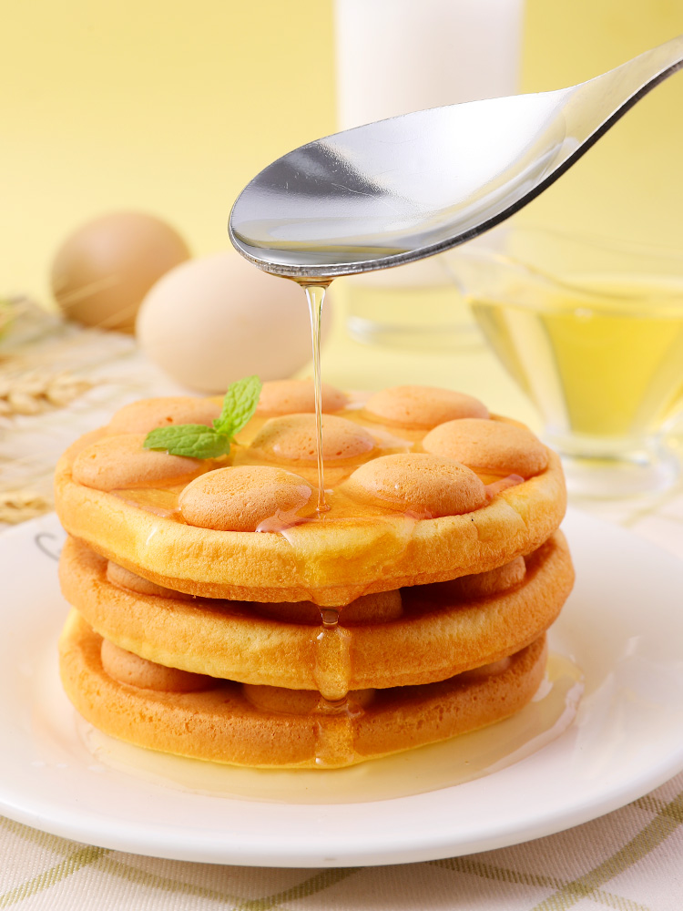 【Three Squirrels_Hong Kong-style egg waffle 400g】Casual snacks, nutritious breakfast, bread, snacks, cakes