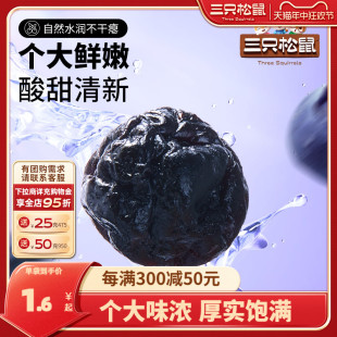 三只松鼠_蓝莓干 新品 大颗粒果干果脯蜜饯零食小吃 蔓越莓干