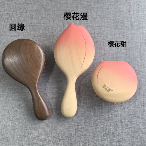 谭木匠新品 樱花漫 樱花甜 圆缘 木梳子情侣礼物少女心