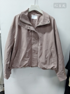 热2025年新款 粉色夹克宽松上衣F07W25105 女士外套休闲时尚