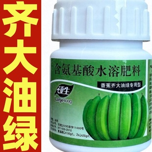 硕生香蕉齐大膨大油绿专用型含氨基酸水溶肥料粉大蕉叶面肥105ml