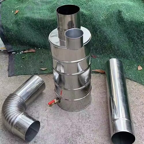 柴火炉不锈钢水箱烧水壶烟筒烧心