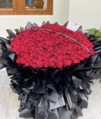 七夕情人节999朵大花束长春鲜花同城配送实体鲜花店节日送花