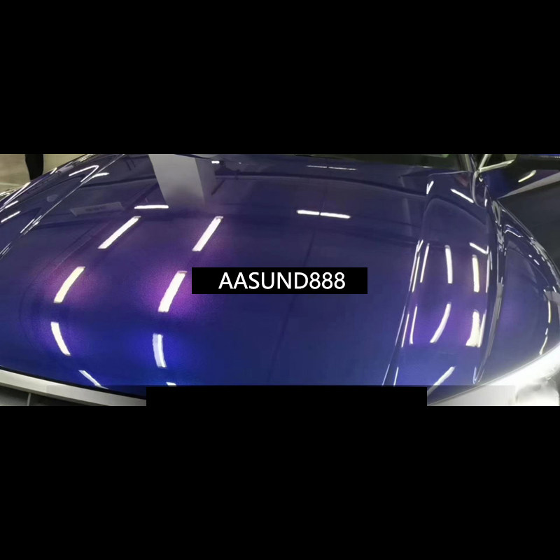 糖果幻彩蓝 AASUND鹦鹉特效漆 无需更改行驶证全车改色汽车漆