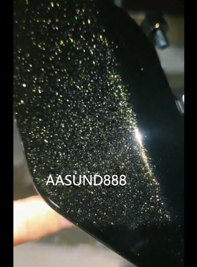 特闪帝王黑渐变车漆AASUND鹦鹉特效大颗粒爆闪漆钢琴模型改色油漆