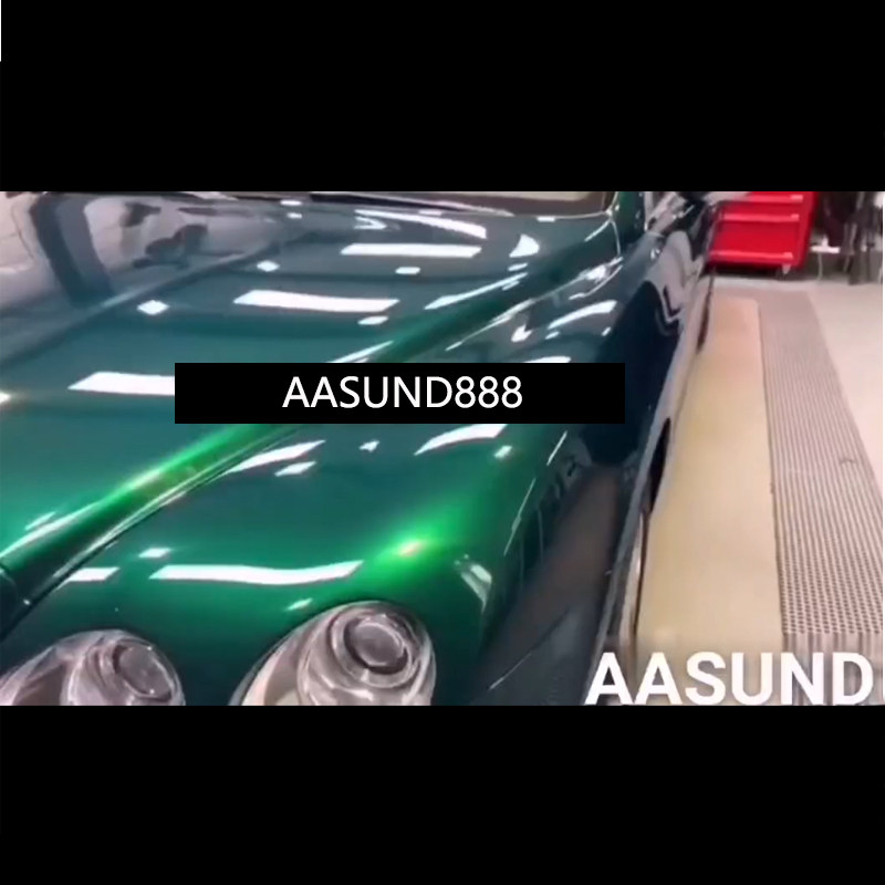 全车改色 适用于宾利英伦翡翠绿 汽车油漆鹦鹉AASUND珍珠漆金属漆